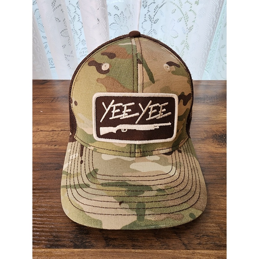 Yee Yee Earl Dibbles Jr Shotgun Trucker Hat Camo Snapback Cap Outdoor Hunting